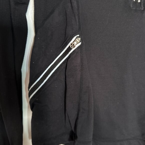 lululemon womens black jacket pullover top size 6, worn once - Picture 5 of 5